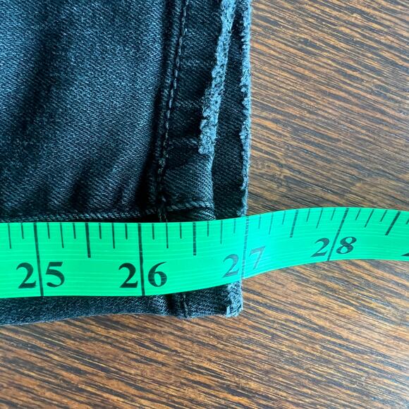 Judy Blue Boyfriend Fit Black Distressed Jeans Size 3/26 Style JB82161BK Stretch - Picture 14 of 15